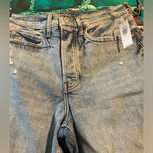 Women 🥰Old Navy Curvy High rise Denim Stress Jeans 👖 size 8